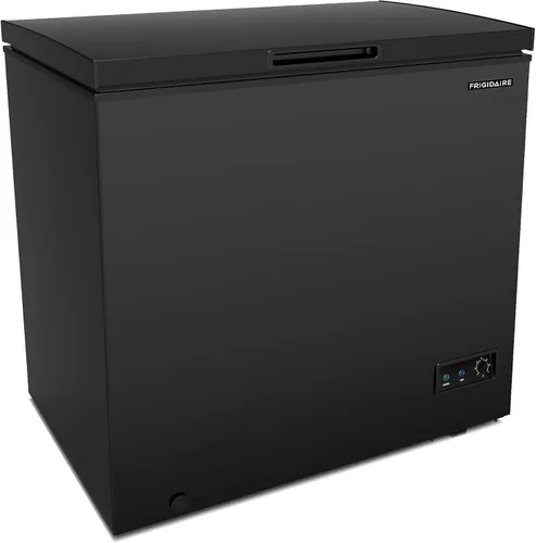 Miniatura 5 de FRIGIDAIRE EFRF7003-BLACK Congelador profundo de cofre, 7 pies cúbicos, negro con termostato ajustable removible, cesta de alambre con revestimiento