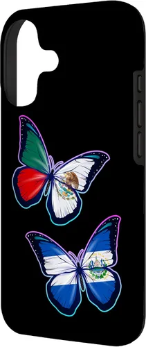 Miniatura 2 de El Salvador y México bicultural Roots - Carcasa para iPhone 17 (versión mariposa)