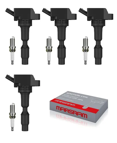 Miniatura 26 de Marsram Paquete de bobinas de encendido UF247 y bujía de iridio doble 4503 compatible con Toyota 2000-2008 Corolla 2000-2005 MR2 Spyder Celica