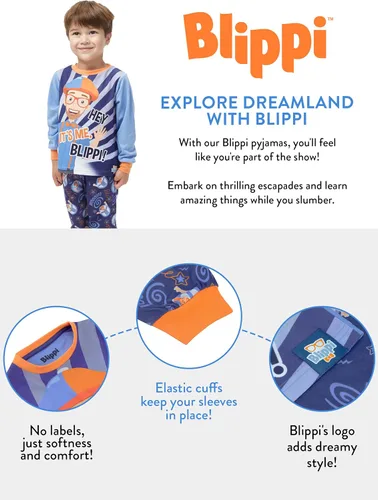 Miniatura 4 de Blippi Pijama para niños, Naranja