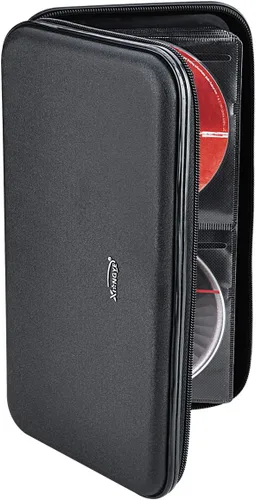 Miniatura 6 de Funda para CD, billetera resistente de capacidad para 72 personas, soporte para DVD para automóvil, carcasa rígida resistente, soporte para disco