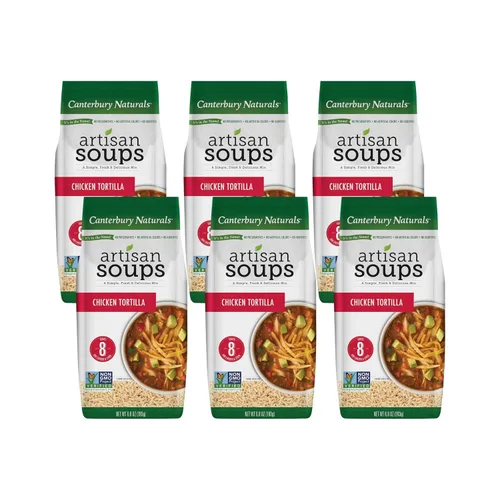 Miniatura 22 de Canterbury Naturals Mezcla de sopa artesanal, mezcla de sopa de fideos con pollo, sin OMG, hace 8 porciones, bolsa de 6.5 onzas (paquete de 3)