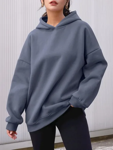 Miniatura 2 de AUTOMET Sudaderas con capucha de gran tamaño para mujer, sudaderas de forro polar con capucha 2024, ropa de otoño, trajes de moda, suéter de invierno
