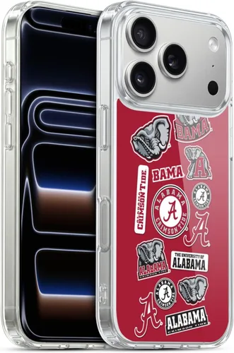 Miniatura 45 de Head Case Designs Funda de gel suave con licencia oficial de la Universidad de Alabama UA Collage compatible con Apple iPhone 13 Pro Max