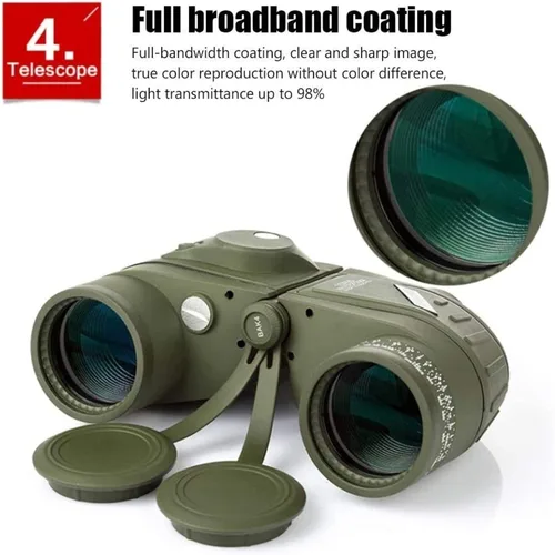 Miniatura 4 de Telescopio Sky Telescope 10X50 Binoculares con brújula