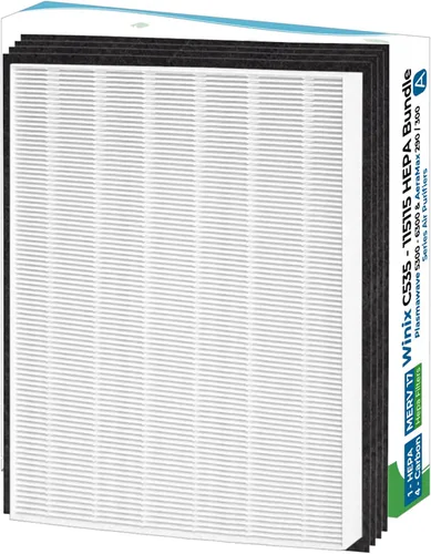 Breathe Naturally Filtros de repuesto compatibles con purificadores de aire Winix C535, Plasmawave 5300, 6300 y Aeramax 300/290, filtros HEPA,