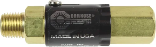Coilhose Pneumatics 4214-ADJ Regulador de presión ajustable en línea, 1/4 pulgadas