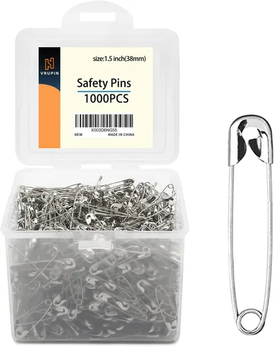 Miniatura 10 de Alfileres de seguridad de 1.5 pulgadas/38 mm al por mayor (38 mm-500 piezas)