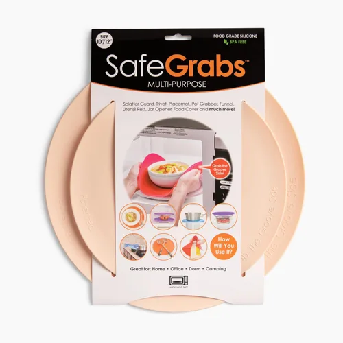 Miniatura 10 de Safe Grabs: Tapete original para microondas visto en Shark Tank Protector contra salpicaduras, salvamanteles, almohadilla térmica, soporte