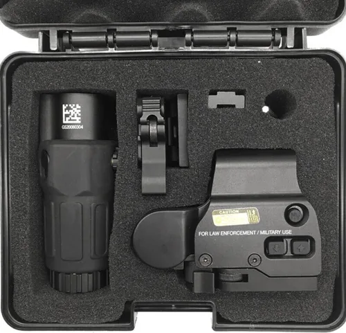 Miniatura 7 de 558 Green Red Dot Reflex Sight + G33 3X Lupa Combo, mira híbrida holográfica óptica con lupa G33, multiplicador de liberación rápida