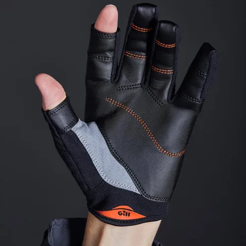 Miniatura 5 de Gill Guantes de vela de campeonato – Dedos largos con dedo y pulgar expuestos – Tela Dura-Grip 50+ protección solar UV y repelente al agua