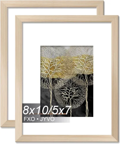 Miniatura 61 de Fxojyvo Marco de Fotos de 4x6, Muestra Foto de 3.5x5 con Paspartú o 4 x 6 Sin Paspartú, Liviano y de Alta Transparencia Marco de 4 por 6 para Pared