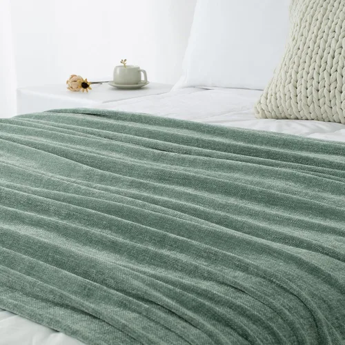 Miniatura 9 de Manta de Chenille para Sofá 50" x 60", Mantas Suaves y Acogedoras con Borlas de Flecos para Cama, Sofá o Silla, Mantas Bohemias Decorativas Tejidas