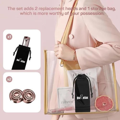 Miniatura 4 de Depilación facial para mujeres, removedor de vello facial indoloro eléctrico, dispositivo recargable de depilación para la cara, labio, barbilla