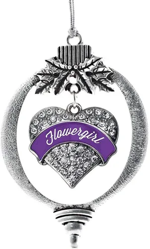 Miniatura 33 de Inspired Silver - Adorno con dije de hermana gemela - Adornos navideños de plata con circonitas cúbicas