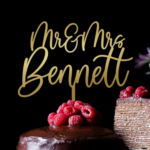Miniatura 4 de Decoración Personalizada para Tarta de Cumpleaños/Decoración de Script Personalizada para Tarta de Cumpleaños y Fiesta/Decoración Personalizable
