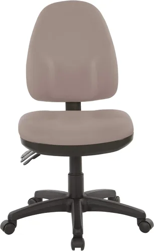 Miniatura 5 de Office Star - Silla ergonómica de oficina de doble función con respaldo acolchado ajustable y soporte lumbar integrado, sin brazos, tela Dillon Tela