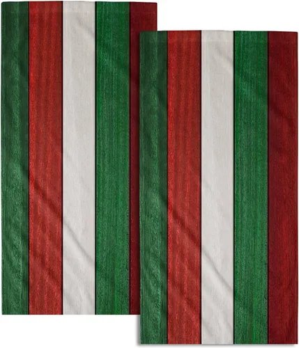 Miniatura 37 de Winter Trees - Juego de 2 toallas de mano de 28 x 14 pulgadas, diseño de árbol de pino de nieve, color beige, absorbente, de microfibra, para baño