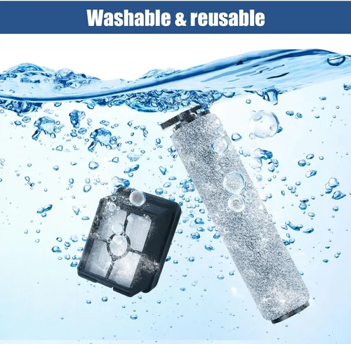 Miniatura 6 de Juego de filtros de rodillo de cepillo de repuesto para Bissell HF3 3649A Filtros Hepa de vacío compatibles con Bissell HF3 Crosswave Aspiradora 2