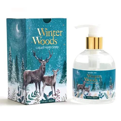 Miniatura 13 de ROMIIE ZOI Jabón líquido para manos de Navidad con caja de regalo - 260ml / 9 fl. Oz - Paquete de variedad de 3