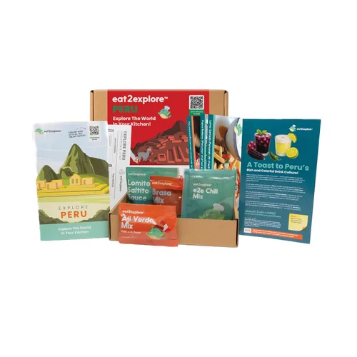 Miniatura 15 de eat2explore Kit de cocina global para adultos, recetas auténticas, especias esenciales y maridajes de bebidas, perfecto para citas nocturnas
