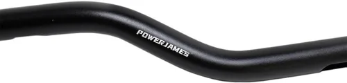 Miniatura 8 de POWER JAMES Manillar Recto de Arrastre 100% Aluminio Negro Compatible con Harley Davidson Street Bob, Low Rider ST, Dyna FXD, Road King 1.0