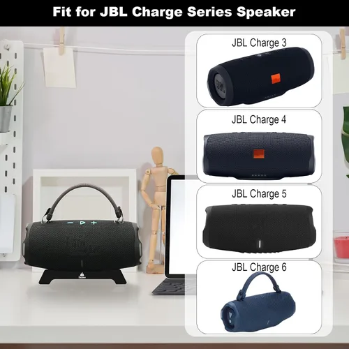 Miniatura 3 de Soporte de escritorio para altavoces JBL Charge 6/Charge 5/Charge 4, soporte de mesa acrílico para altavoces JBL Charge Base Display Stand Soporte