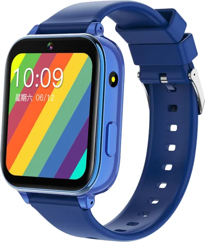 Reloj inteligente 4G para niños, reloj inteligente para niños y niñas, con llamadas, juegos SOS, cámara de alarma, calculadora de música, modo