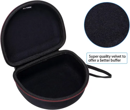 Miniatura 4 de LTGEM - Funda compatible con auriculares Sony MDR7506 Professional de diafragma grande, color negro (solo funda)