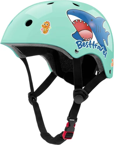 Miniatura 22 de Besttravel Casco para niños, casco ajustable para niños pequeños de 3 a 8 años de edad, para niños y niñas, seguridad multideportivo Azul