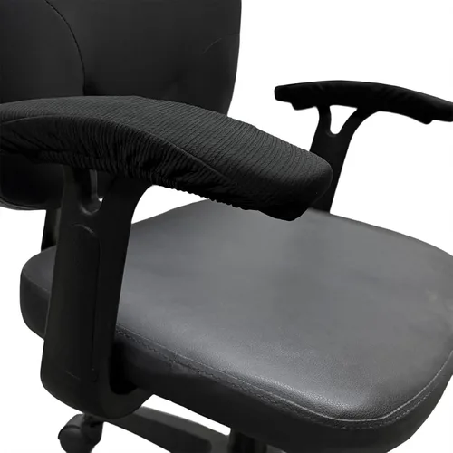 Miniatura 5 de Melaluxe Fundas para reposabrazos de silla de oficina, elásticas, extraíbles y lavables, fundas elásticas para reposabrazos de silla de escritorio