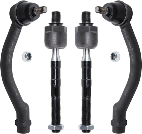 Miniatura 75 de Detroit Axle - 4 barras de acoplamiento delanteras para Kia Forte Koup 14-17, 14-18 Forte Forte5, 4 extremos de barra de acoplamiento exteriores e