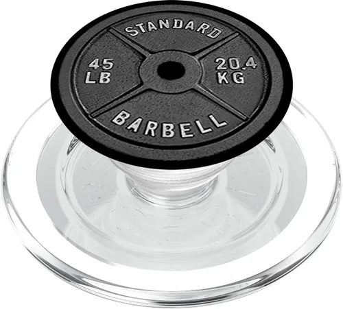 Miniatura 8 de Placa de levantamiento de pesas para gimnasio, pesas para culturismo, PopSockets estándar PopGrip