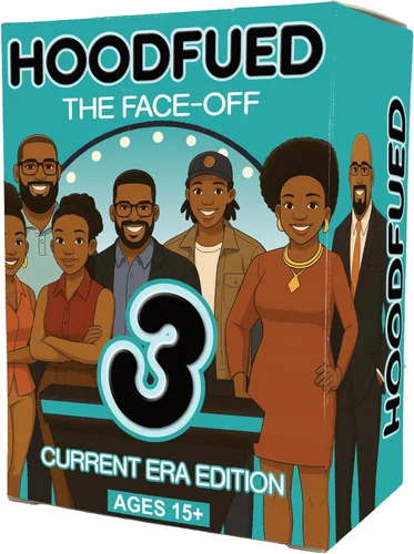 Miniatura 9 de HoodFued: el mejor juego de cartas de trivia familiar – Un juego centrado en la cultura que reúne a amigos y familiares para divertirse y conocer