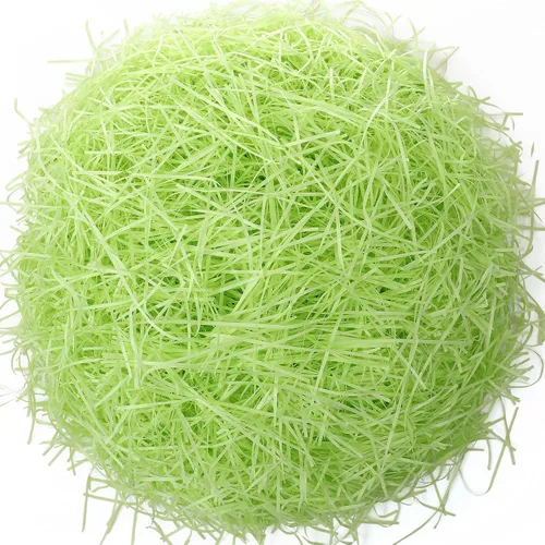 Miniatura 10 de Zonon Cesta de pasto de Pascua de 17 onzas, trituradores de papel de rafia, relleno de papel de rafia, para embalaje de regalo, caza de huevos