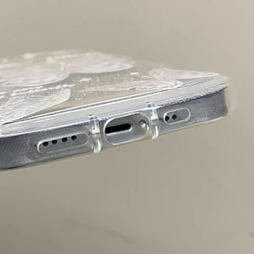Miniatura 5 de Funda compatible con iPhone 11 para mujeres y niñas, bonita funda de mariposa con purpurina, antiarañazos, a prueba de golpes, color azul