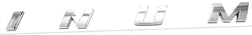Miniatura 3 de 2 emblemas cromados de platino placa de identificación lateral 3D de repuesto para F150 F250 F350 Platino Origianl tamaño (cromado)
