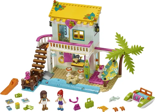 Miniatura 2 de LEGO Friends Beach House 41428 Kit de construcción; chispas horas de juego de aventura de verano (444 piezas)