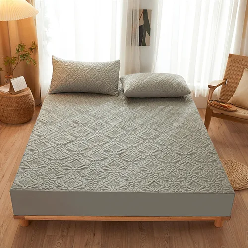Miniatura 10 de Protector de colchón impermeable, transpirable, suave, para colchón de 6 a 18 pulgadas, funda de colchón lavable sin ruido para dormitorio, hotel