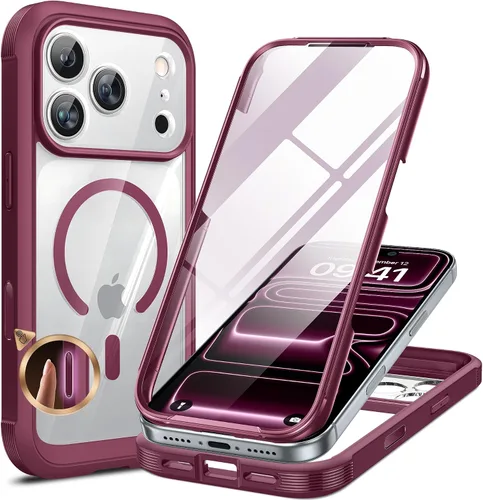 Miniatura 87 de Miracase Funda para iPhone SE de 3ª/2ª generación 2022 2020 de cuerpo completo con protector de pantalla de vidrio integrado, resistente protección