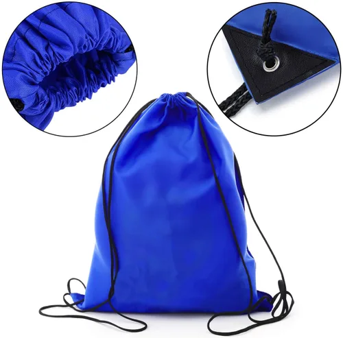 Miniatura 4 de PAXCOO 10 piezas de Cinch Sack Mochila con cordón Sinch Tote Bolsa de siesta para gimnasio
