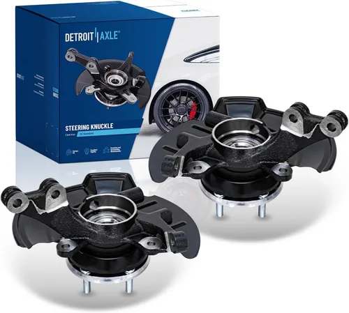 Miniatura 91 de Detroit Axle - Kit de nudillos traseros derechos FWD para Hyundai Santa Fe 2007-2009 Veracruz 2007-2012, reemplazo del cojinete de la rueda