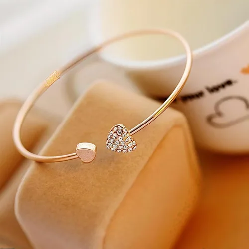 Miniatura 5 de ASHMITA Brazalete de oro rosa para mujer, pulsera de perlas de concha ajustable