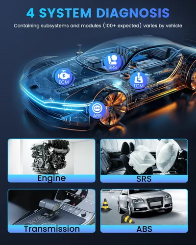 Miniatura 2 de Mucar CDE900 Escáner OBD2, Lector de Código de Auto con Sistema de Comprobación del Motor, Herramienta de Diagnóstico Automotriz con Pantalla Táctil