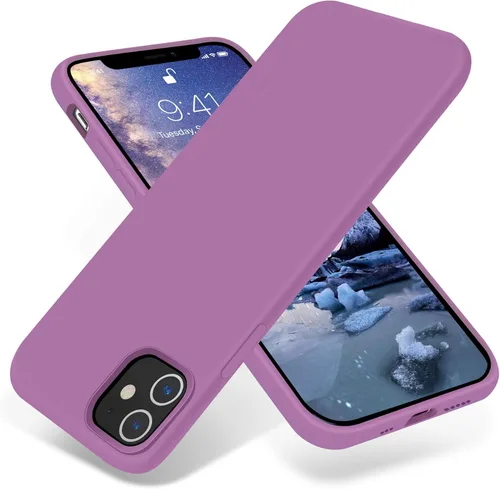 Miniatura 28 de OTOFLY Funda para iPhone 11, funda para teléfono 11, delgada, a prueba de golpes, antihuellas, forro de microfibra antiarañazos, funda protectora