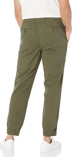 Miniatura 2 de Tienda Essentials Pantalones de jogging para hombre, de algodón, ajuste delgado, cómodos, elegantes