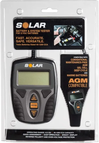 Miniatura 4 de Clore Automotive SOLAR Comprobador de Batería y Sistema Digital de 12V
