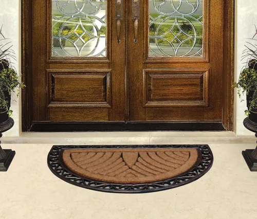 Miniatura 165 de A1HC Tapete para Puerta de Fibra de Coco Natural y Caucho, 30"x48" – Grueso, Duradero, Resistente, Anti-Desprendimiento, Resistente a