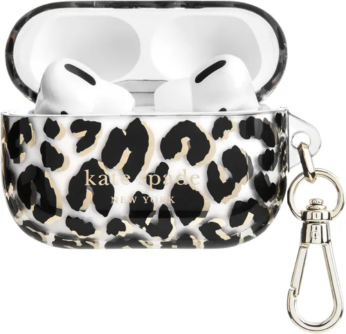 Miniatura 18 de Kate Spade New York Estuche Protector para AirPods Pro con Anillo para Llavero - Flowerbed Blue, Compatible con AirPods Pro de 2ª / 1ª