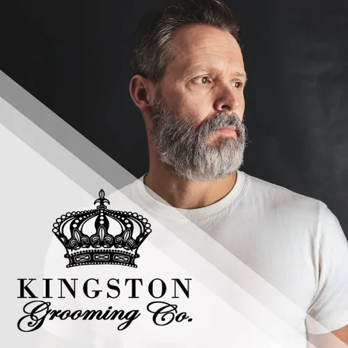Miniatura 7 de Kingston Grooming Co. Cepillo de onda media para hombres 360, cepillo de pelo de cerdas de jabalí para hombre, perfecto para cabello, barbas u Azul